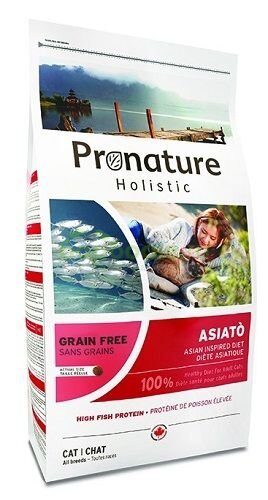 Pronature Holistic Adult Grain Free Asiato - Сухой корм  для Кошек с Менхаденом и Картофелем беззерновой