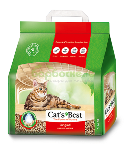 Cat`s Best Original Наполнитель комкующийся древесный