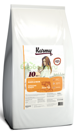 KARMY Hair & Skin Cat Salmon - Сухой корм для Кошек здоровье кожи и шерсти с Лососем 10 кг