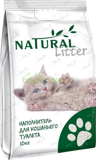 Natural Litter - Комкующийся наполнитель для Кошачьего туалета Шарики без Аромата