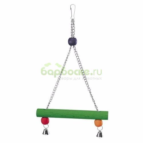 Ferplast Качели "PA 4098" для птиц с колокольчиком на цепочке
