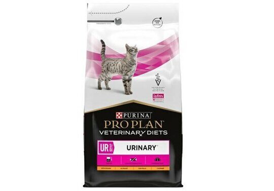 Pro Plan Veterinary Diets UR Urinary Сухой диетический корм для кошек при мочекаменной болезни с Курицей 1,5 кг