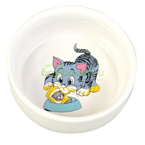 Trixie Миска керамическая "Кошка с миской"