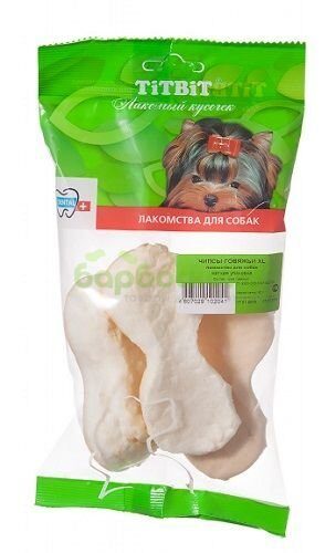 TiTBiT Лакомство для собак Чипсы говяжьи XL