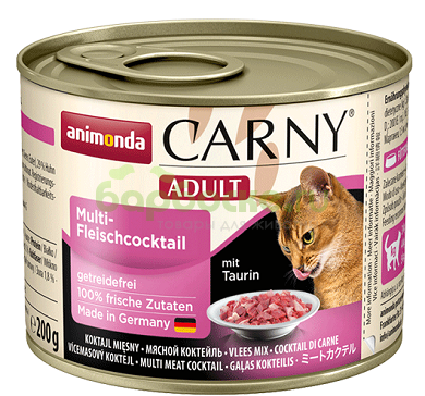 Animonda Carny Adult Консервы для кошек Коктейль из разных сортов мяса