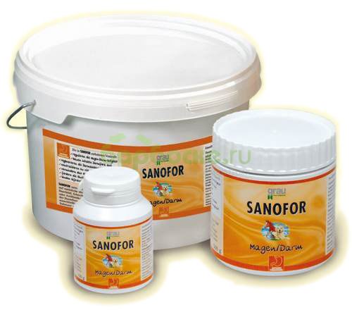 Sanofor (Занофор) Комплекс дополнительного питания для собак и кошек для ЖКТ 500 г