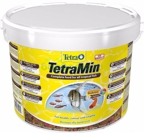 Tetra Min Корм для всех видов тропических рыб (хлопья) 10 л