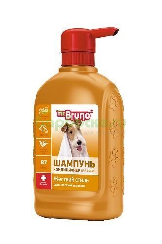 Mr.Bruno Шампунь-кондиционер №3 "Жесткий стиль" для собак с густой шерстью
