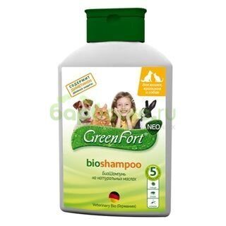 Green Fort Neo БиоШампунь от эктопаразитов для собак, кошек и кроликов