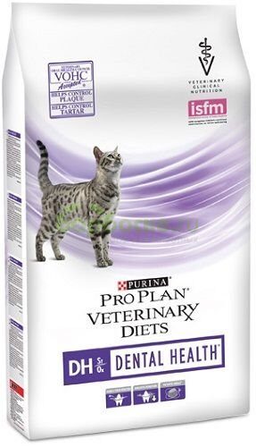 Pro Plan Veterinary Diets DH Dental Health Сухой диетический корм для кошек для здоровья ротовой полости 1 кг