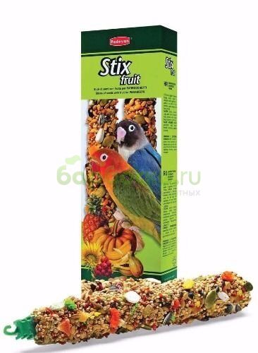 Padovan Stix Fruit Палочки для средних попугаев с Фруктами 8 шт
