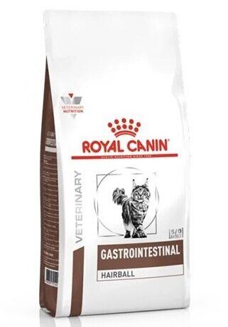 Royal Canin GastroIntestinal Hairball Сухой диетический корм для Кошек при нарушениях пищеварения и вывод шерсти 400 г