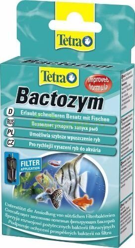 Tetra Aqua Bactozym Препарат обеспечивающий биологическую активность фильтра