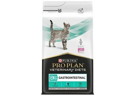 Pro Plan Veterinary Diets EN Gastrointestinal Сухой диетический корм для кошек при заболеваниях желудочно-кишечного тракта 1,5 кг