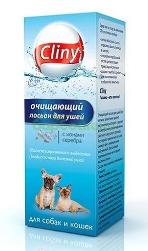 Cliny Лосьон очищающий для ушей Собак и Кошек