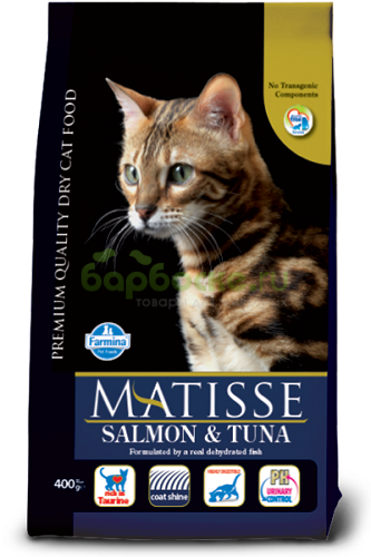 Matisse Salmon & Tuna Сухой корм для для взрослых кошек с Лососем и тунцом 10 кг