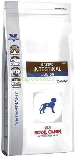Royal Canin Gastro Intestinal Junior Сухой диетический корм для щенков при нарушениях пищеварения 2,5 кг