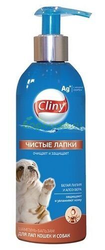Cliny Шампунь бальзам Чистые лапки для лап Кошек и Собак