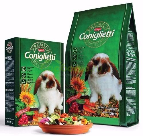 Padovan Premium Сoniglietti Полнорационный корм для молодых кроликов
