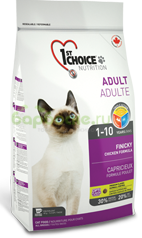 1ST CHOICE Active or Finicky - Сухой корм для привередливых Кошек с Курицей 5,44 кг