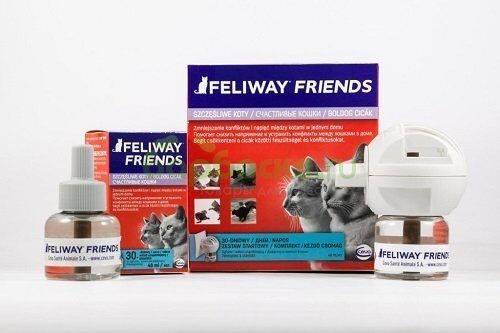 Feliway Friends Феромон "Счастливые кошки" для двух кошек, сменный флакон