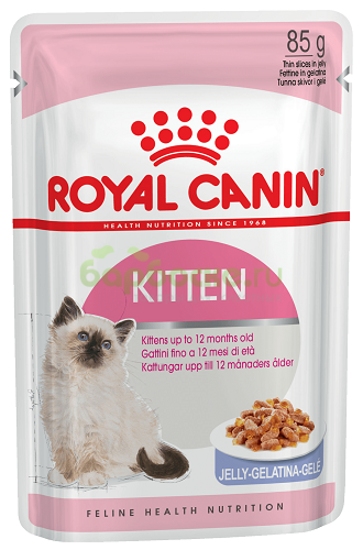 ROYAL CANIN Kitten Instinctive - Консервы для Котят до 1 года в Желе
