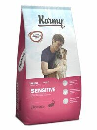 Промо набор KARMY Sensitive Mini Salmon - Корм для Собак мелких пород с чувствительным пищеварением с Лососем 2 шт х 10 кг