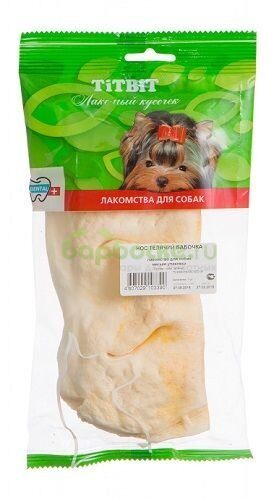 TiTBiT Лакомство для собак Нос телячий бабочка